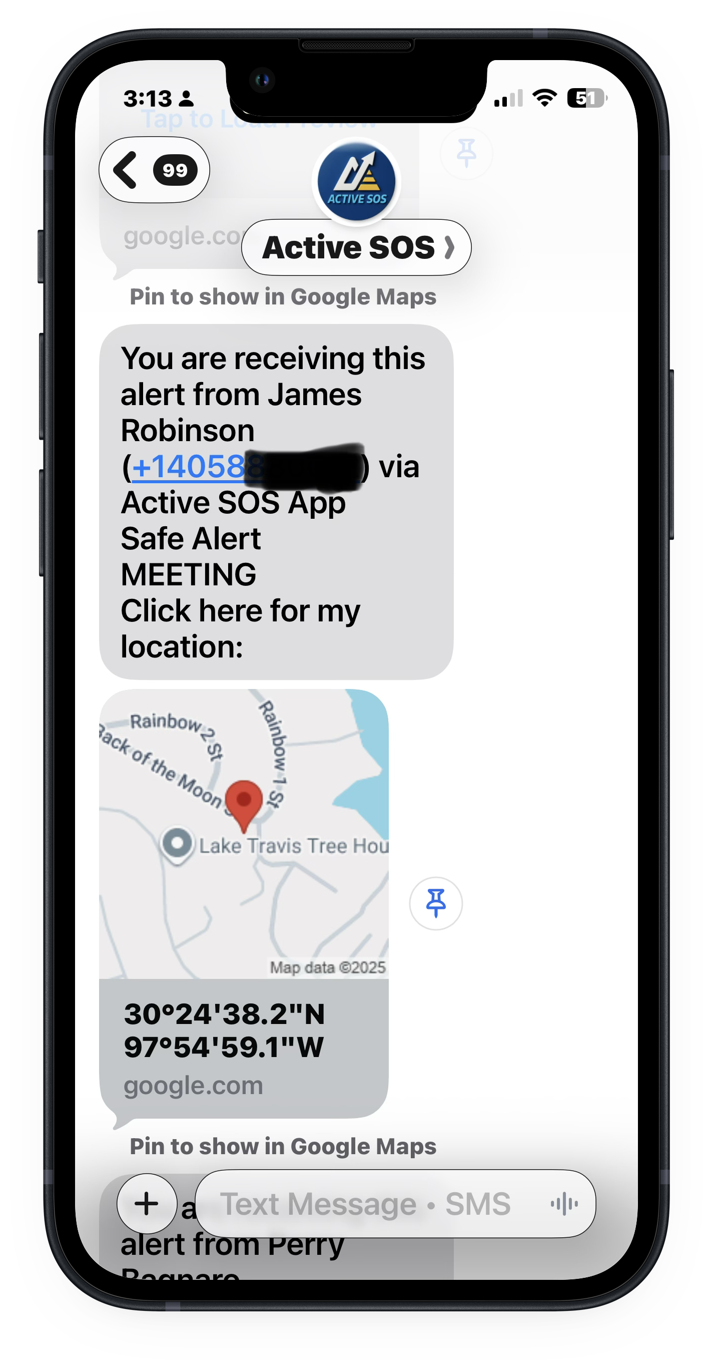 Sending Alerts — Active SOS
